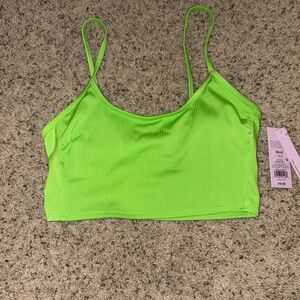 Vibrant Green Swimsuit Top